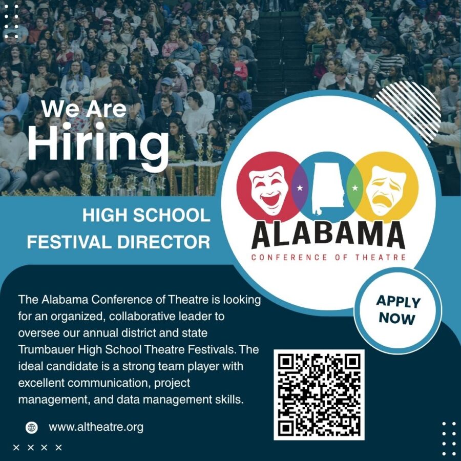 High School Festival Director Job Opening Flyer